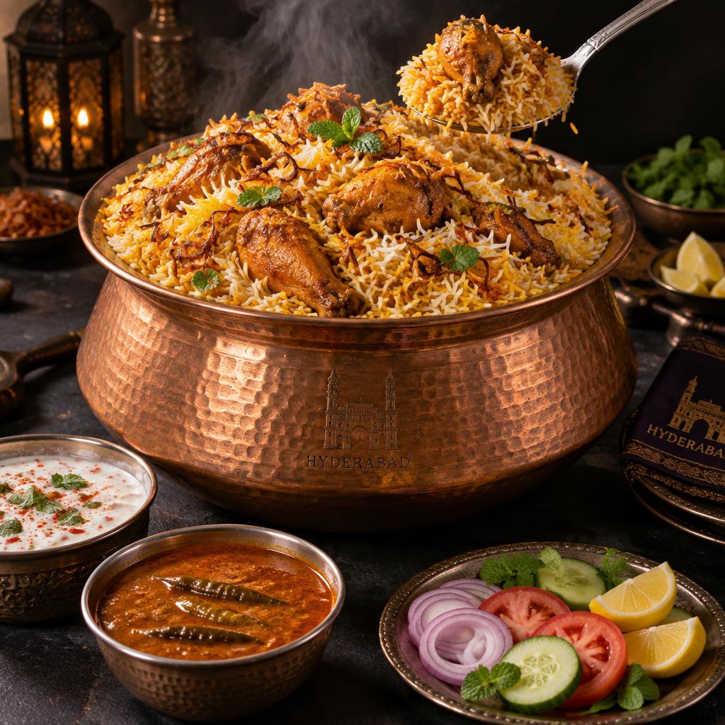 5 KG party pack biryani handi